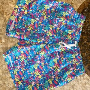 Chubbies Colorful Tropical Swim Trunks